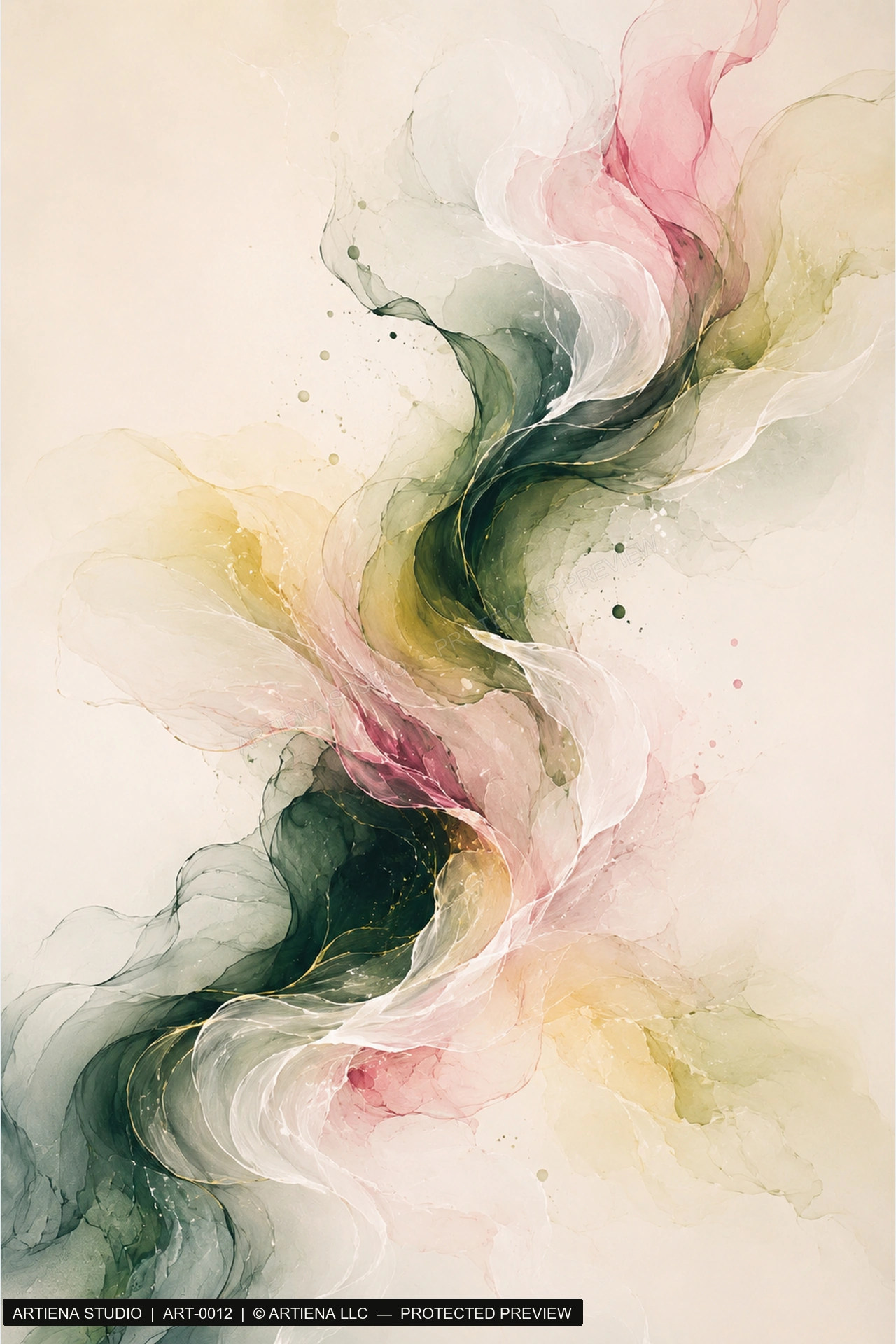 Where Rose Becomes Wind by Artiena Studio, crisp protected artwork preview