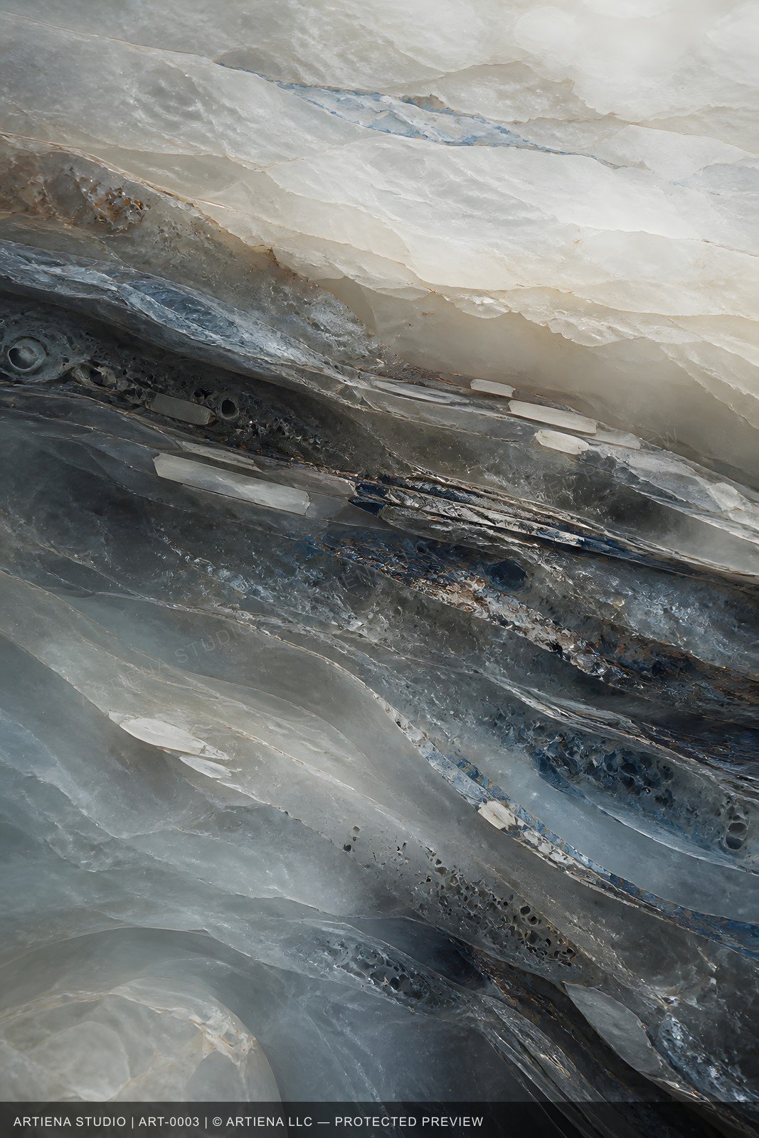 Fossil of a Future City limited-edition digital artwork
